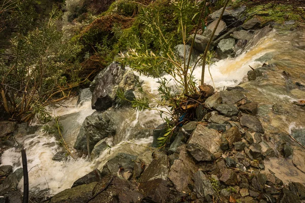 Cascate a Loutra Edipsou — Foto Stock