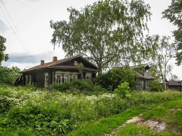 Landscape with village house — Stock Photo, Image