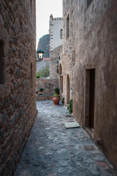 Cityscape at Monemvasia, Peloponnese, Greece — Stock Photo, Image