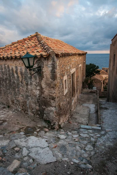 Cityscape at Monemvasia, Peloponnese, Greece — Stock Photo, Image