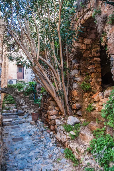 Stadsbilden på Monemvasia, Peloponnesos, Grekland — Stockfoto