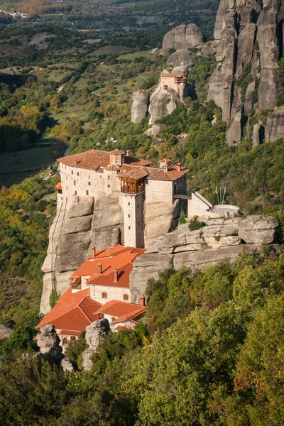 Vista das montanhas e mosteiros de Meteora — Fotografia de Stock