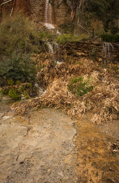 Cascate a Loutra Edipsou — Foto Stock