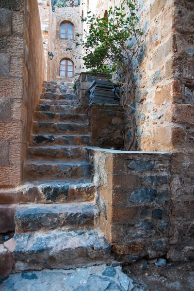 Cityscape at Monemvasia, Peloponnese, Greece — Stock Photo, Image