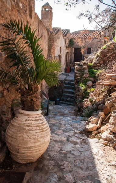 Cityscape at Monemvasia, Peloponnese, Greece — Stock Photo, Image