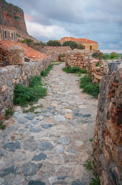 Paesaggio urbano a Monemvasia, Peloponneso, Grecia — Foto Stock