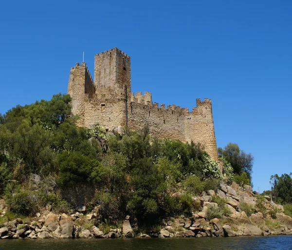 Ruínas de um castelo medieval, Almourol, Portugal — Fotografia de Stock