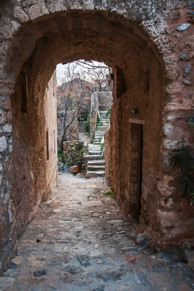 Cityscape, Monemvasia, Peloponnese, Yunanistan — Stok fotoğraf