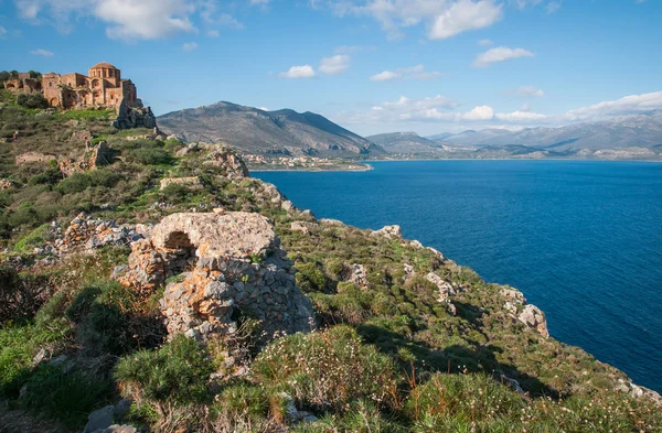 Iglesia medieval en Monemvasia — Foto de Stock