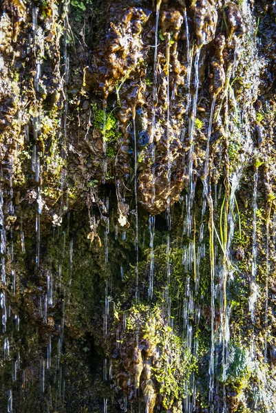 Vodopády v Monasterio de Piedra — Stock fotografie