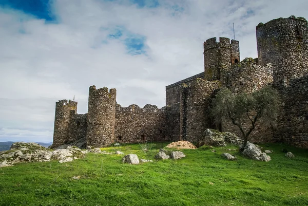 Zřícenina hradu v Salvatiera de los Barros — Stock fotografie