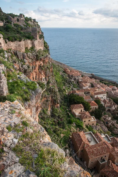 Paysage urbain de Monemvasia, Péloponnèse, Grèce — Photo