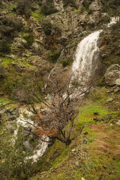 Cascate a Loutra Edipsou — Foto Stock