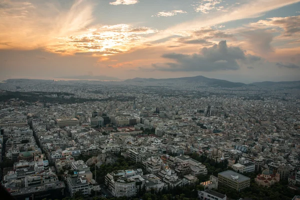 Πανοραμική θέα της Αθήνας από Λυκαβηττός — Φωτογραφία Αρχείου