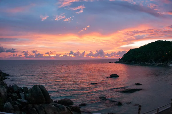 Puestas de sol y amaneceres en Cristal Bay — Foto de Stock