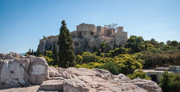 Rovine dell'antica Acropoli di Atene — Foto Stock