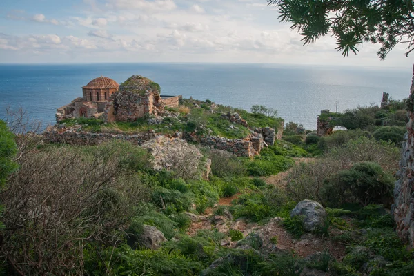 Mittelalterliche Kirche in monemvasia — Stockfoto