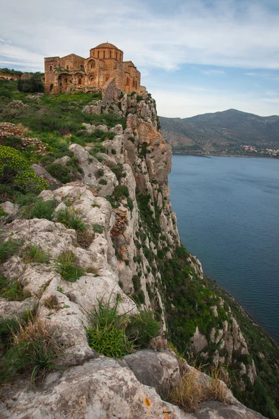 Medeltida kyrkan på Monemvasia — Stockfoto