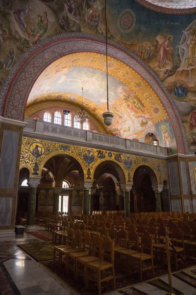 Innenraum der Kathedrale in Patras — Stockfoto