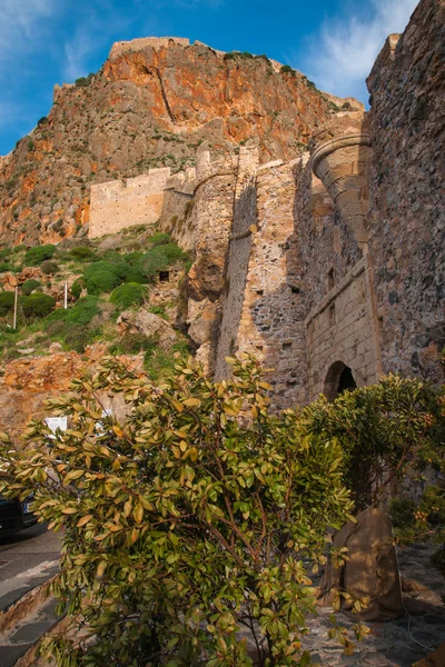 Cityscape at Monemvasia, Peloponnese, Greece — Stock Photo, Image