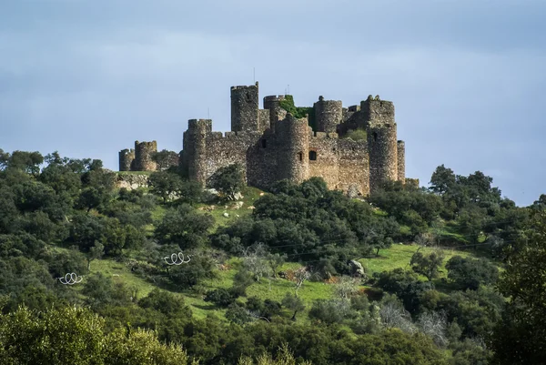 Ruins of a castle at Salvatiera de los Barros — Stock Photo, Image