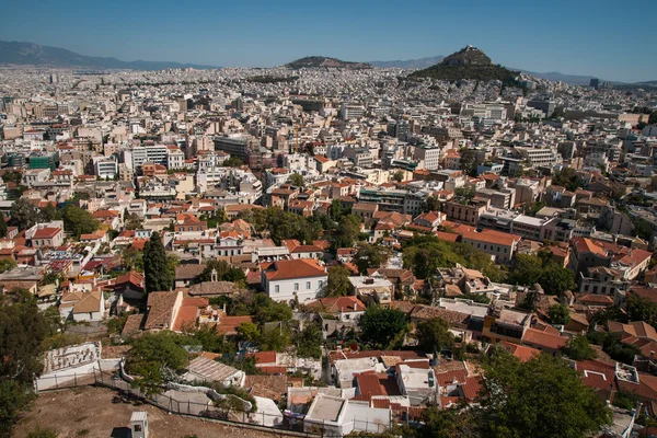 Cityscape with mountains at Athens — Stock Photo, Image