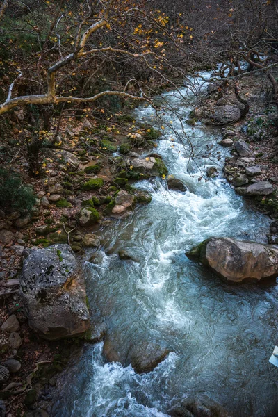Водопад ущелья Вурайкос — стоковое фото