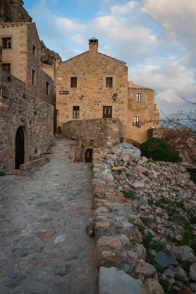 Paesaggio urbano a Monemvasia, Peloponneso, Grecia — Foto Stock