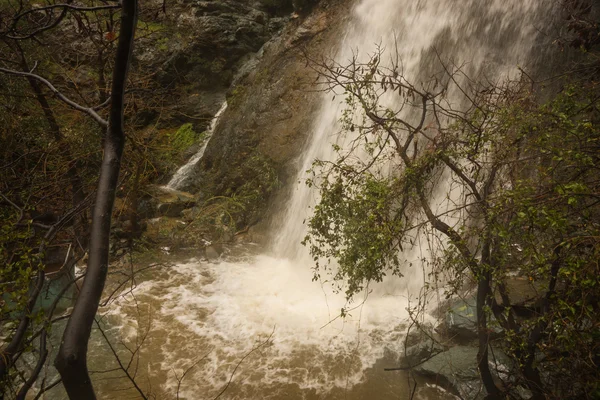 Cascate a Loutra Edipsou — Foto Stock