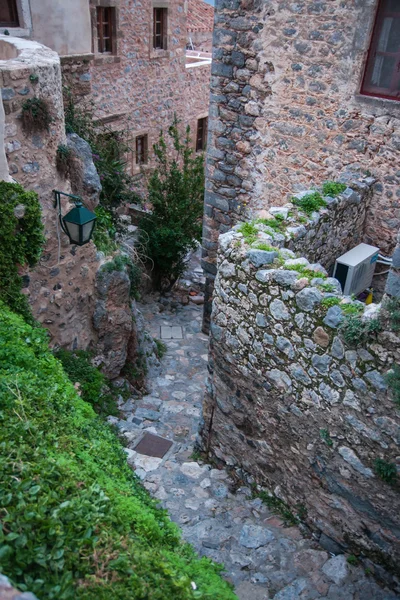 Paisaje urbano en Monemvasia, Peloponeso, Grecia —  Fotos de Stock