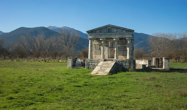 Temple de Poséidon à Mantineia antique — Photo