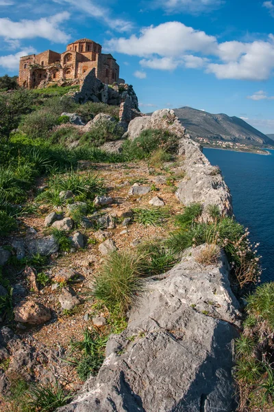 Mittelalterliche Kirche in monemvasia — Stockfoto