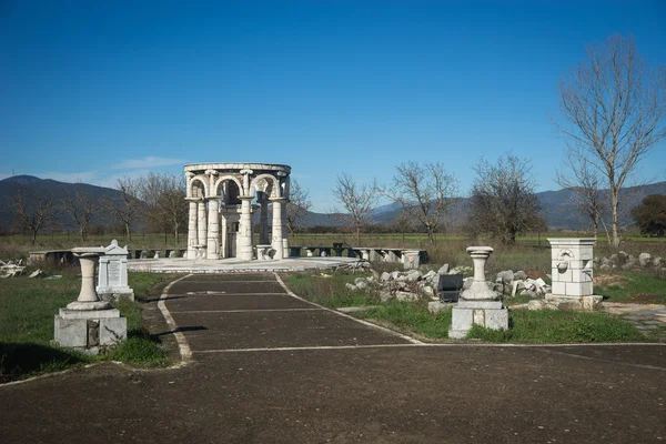 Świątynia w starożytnych Mandinia — Zdjęcie stockowe