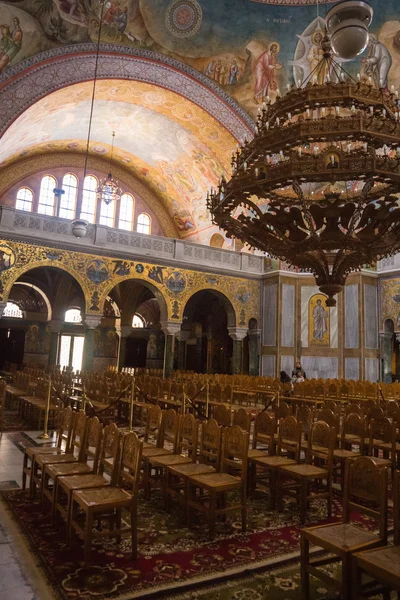 Innenraum der Kathedrale in Patras — Stockfoto