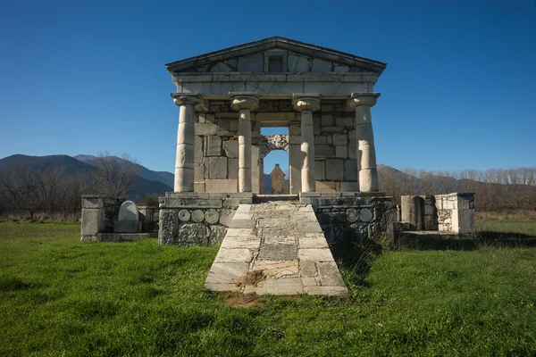 Poseidon Tapınağı, antik Mantineia'da — Stok fotoğraf