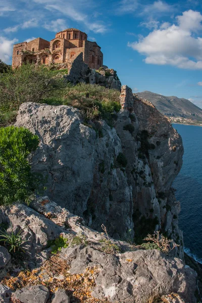 Mittelalterliche Kirche in monemvasia — Stockfoto