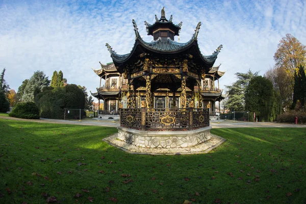 Chinese huis in Brussel — Stockfoto