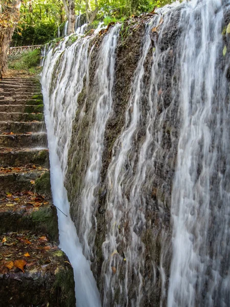 Waterfalls at Monasterio de Piedra — Stock Photo, Image