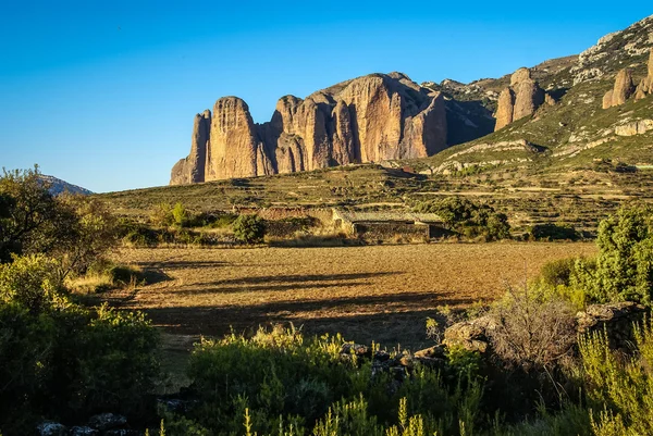 Malos Riglos, Huesca — Stok fotoğraf