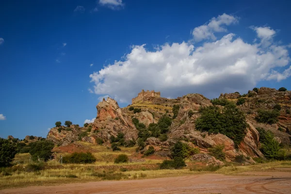 Castle at Riba de Santiuste, Spain — Stock Photo, Image