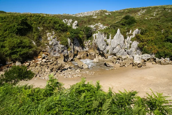 Gulpiuri beach, ugyanide y Cantabria — Stock Fotó