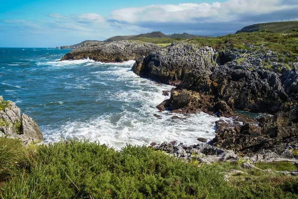 Plage de Gulpiuri, Asturies et Cantabrie — Photo