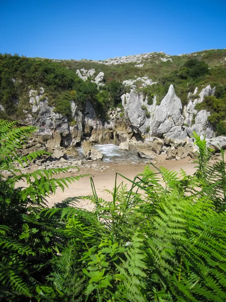 Gulpiuri beach, Asturia y Cantabria — Stockfoto