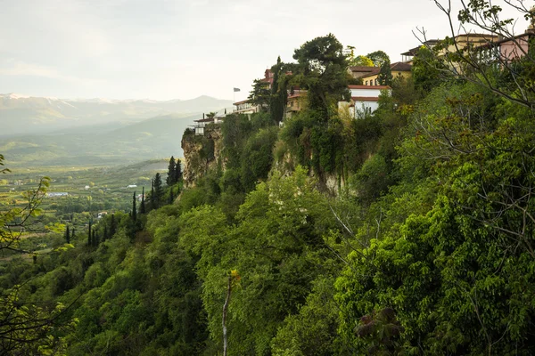 Paisaje con casas de pueblo — Foto de Stock