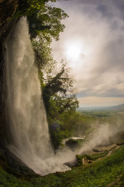 Cachoeiras deslumbrantes em Edessa — Fotografia de Stock