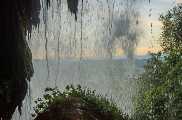 Wspaniałe wodospady w Édessa — Zdjęcie stockowe