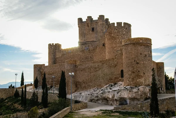 Castle at Vilena, Spain — Stock Photo, Image