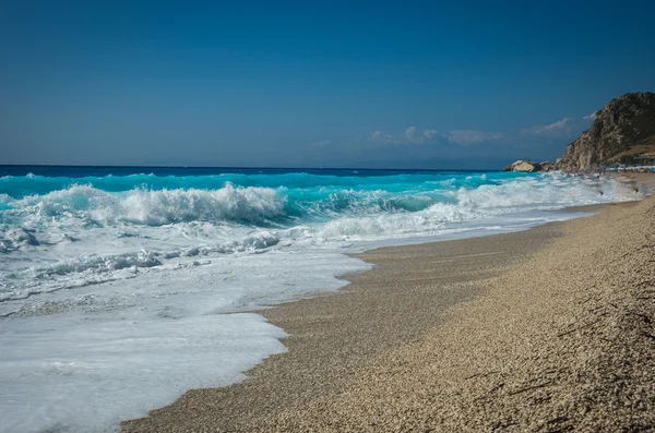 Kalamitsi beach, Lefkada, Grécia — Fotografia de Stock