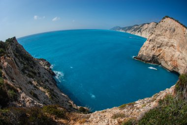 Doğa Manzaralı ve benzersiz beach Porto Kaziki