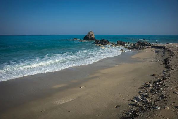 Playa de Kalamitsi, Lefkada, Grecia — Foto de Stock